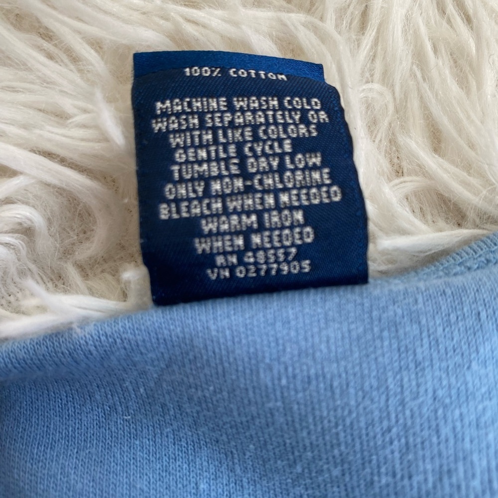High Sierra Blue Long Sleeve Tee Shirt XL Cotton Casual Basic Top - Picture 6 of 10